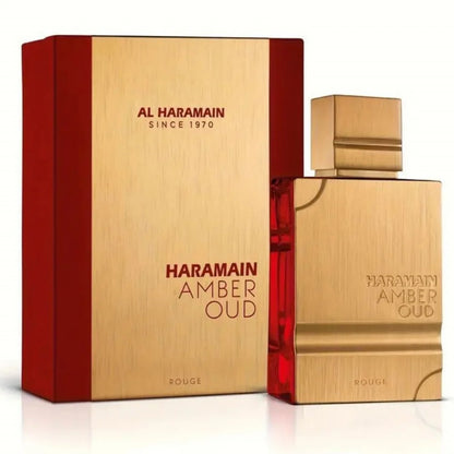 Al Haramain Amber Rouge Edition For Men And Women Eau De Toilette Spray 2.0 OZ - 60ml Long-lasting Fragrance Best Christmas Gift